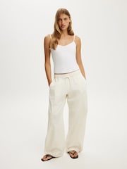 Cotton On White Jackson Utility Pants - Image 1 of 5