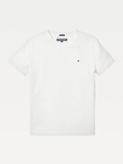 Jednoduché chlapecké tričko Tommy Hilfiger s výstřihem do V - Image 4 of 6