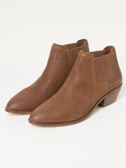 FatFace Brown Western Ankle Boots - Image 2 of 4