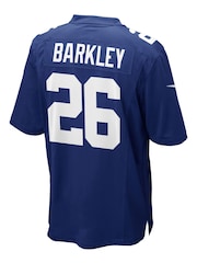 Nike Blue NFL New York Giants Home Game Jersey - Saquon Barkley - Image 3 of 3