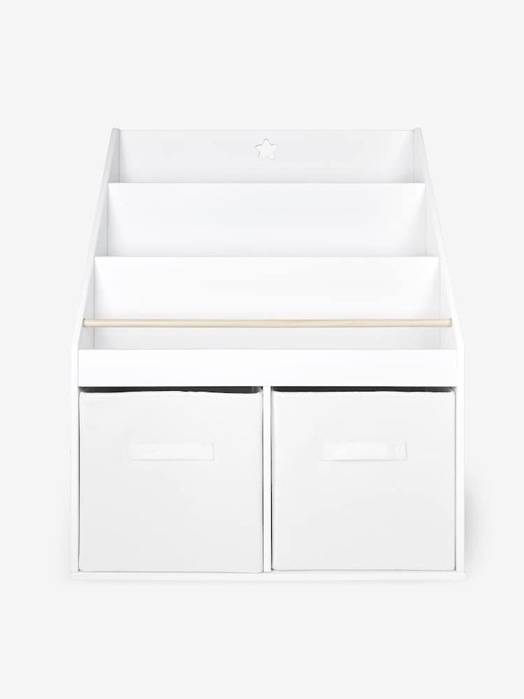JoJo Maman Bébé Star Book & Toy Organiser with Canvas Storage - Image 2 of 3