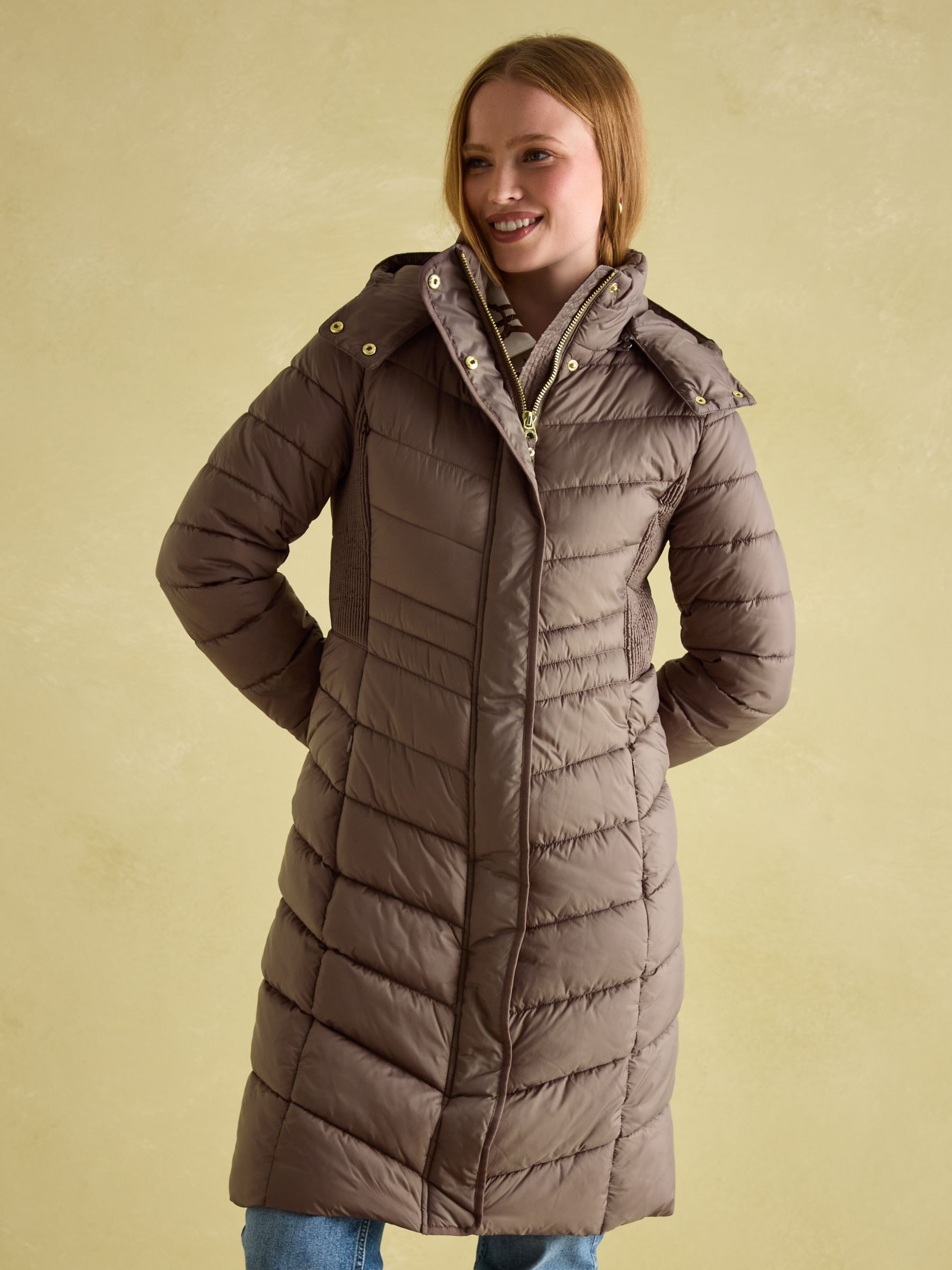 Longline duvet coat store