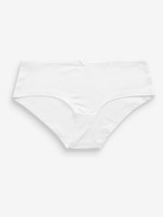 Black/White/Praline Nude Short Microfibre Knickers 7 Pack - Image 3 of 5