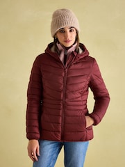 Joules Kenley Showerproof Padded Coat with Hood - Image 1 of 7