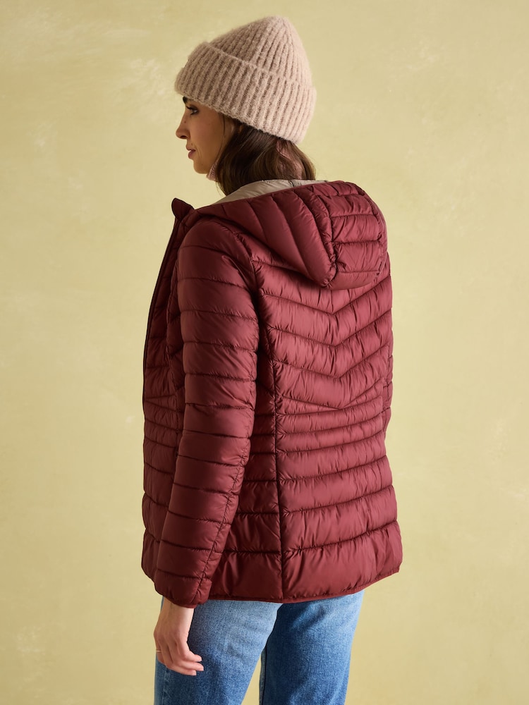 Joules Kenley Showerproof Padded Coat with Hood - Image 2 of 7
