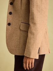 Joules Fayfair Brown Tweed Hacking Jacket - Image 4 of 8