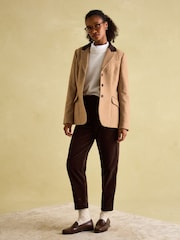 Joules Fayfair Brown Tweed Hacking Jacket - Image 5 of 8