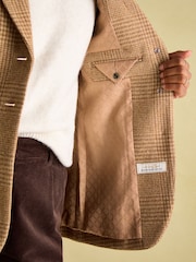 Joules Fayfair Brown Tweed Hacking Jacket - Image 6 of 8