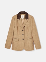Joules Fayfair Brown Tweed Hacking Jacket - Image 8 of 8