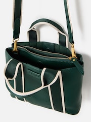 Oliver Bonas Dark Green Emma Mini Tote Cross-b-Body Bag - Image 6 of 6