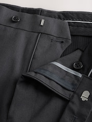 炭灰色 - 常规版型 - 西装裤 - 7的图像7｝