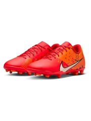 Nike Red Jr. Mercurial Vapor 15 Club Firm Ground Football Boots - Image 3 of 10