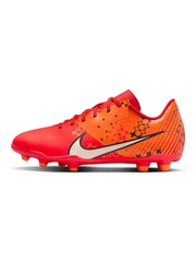 Nike Red Jr. Mercurial Vapor 15 Club Firm Ground Football Boots - Image 6 of 10