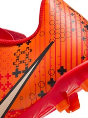Nike Red Jr. Mercurial Vapor 15 Club Firm Ground Football Boots - Image 9 of 10