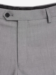 Light Grey Skinny Fit Suit Trousers - Image 7 of 8