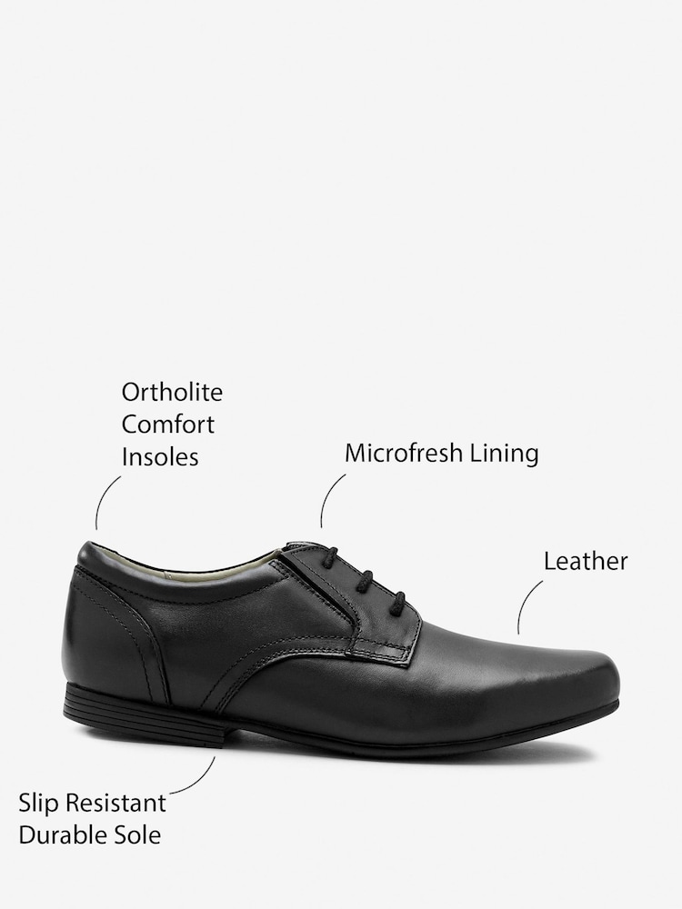 Schwarz - Formelle, geschnürte Schulschuhe aus Leder - Bild 6 von 6 Schwarz - Formelle, geschnürte Schulschuhe aus Leder - Bild 6 von 6