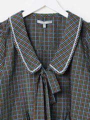 Oliver Bonas торлы жағалы галстукты алдыңғы блузкасы - 6суретінің 3 суреті
