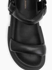 AllSaints Black Helium Sandals - Image 3 of 5