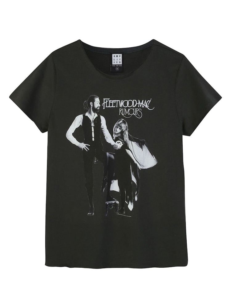 Amplified Grey Fleetwood Mac Rumours 100% Cotton T-Shirt - Image 1 of 1