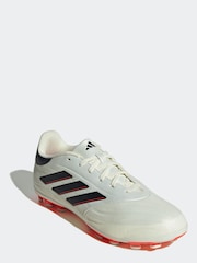 adidas White Football Copa Pure II League Artificial Grass Kids Boots - Image 3 of 10