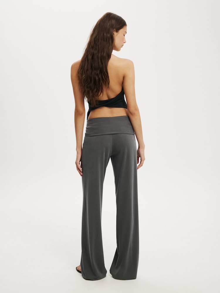 Cotton On Grey Honey Tie Pant - Image 2 of 5 Cotton On Grey Honey Tie Pant - Image 2 of 5