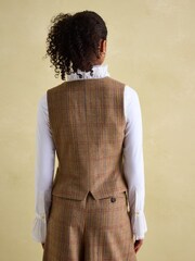 Joules Penrose Check Tweed Waistcoat - Image 2 of 8