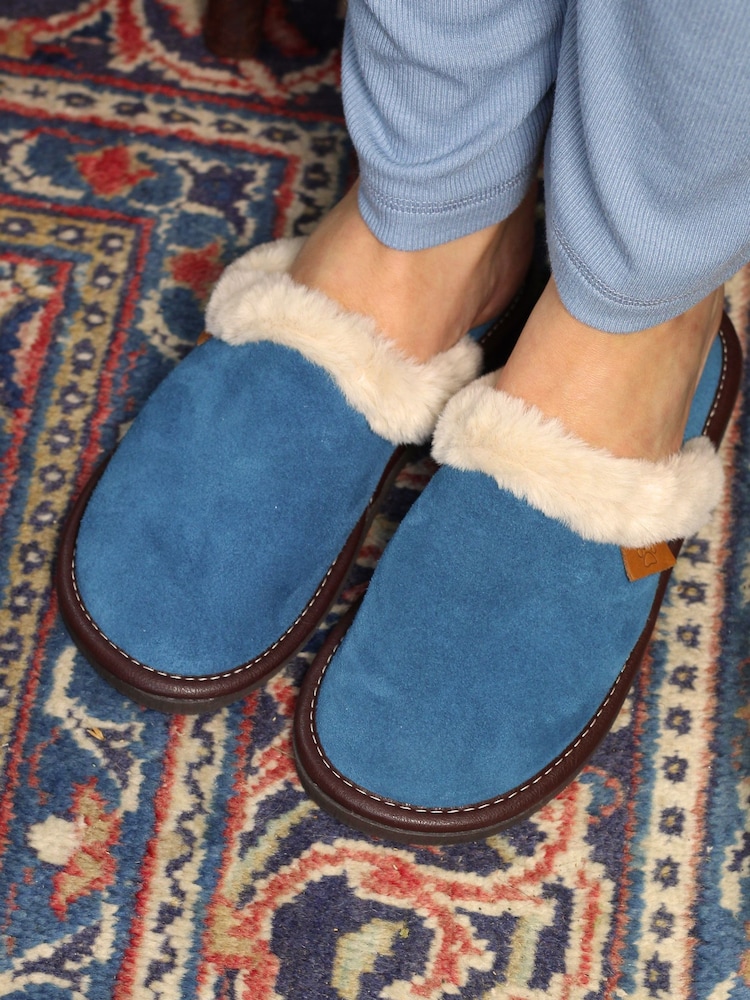 Lunar Lazy Dogz Otto Suede Mule Slippers - Image 1 of 9