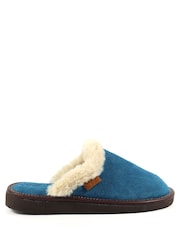 Lunar Lazy Dogz Otto Suede Mule Slippers - Image 2 of 9