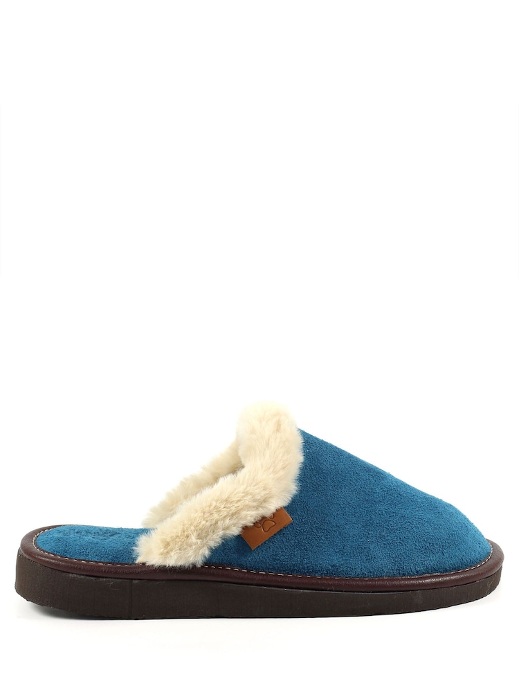 Lunar Lazy Dogz Otto Suede Mule Slippers - Image 2 of 9