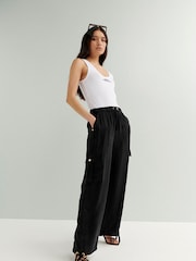Barbour® International Williams Parachute Black Trousers - Image 1 of 10
