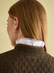 Joules Cawthorne Brown Tweed Gilet - Image 6 of 9