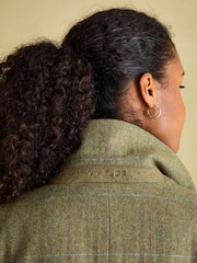 Joules Fayfair Khaki Green Tweed Hacking Jacket - Image 6 of 7
