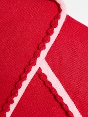 Oliver Bonas Gestricktes Dreieckstuch mit Bogenkante - Bild 4 von 4