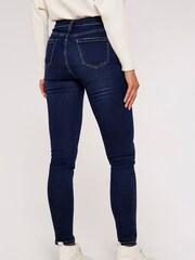 Apricot Dark Blue Sienna Mid Rise Skinny Jeans - Image 2 of 4