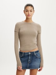 Cotton On Blue Original Denim Skort - Image 1 of 5