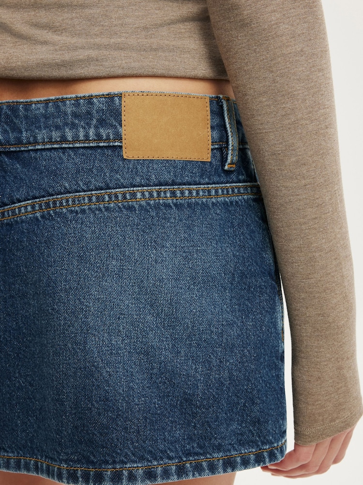 Cotton On Blue Original Denim Skort - Image 5 of 5