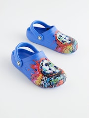Cobalt Blue Football Clogs - Image 1 of 6