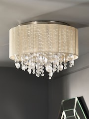 Champagne Gold Palazzo Flush Ceiling Light - Image 2 of 7