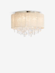Champagne Gold Palazzo Flush Ceiling Light - Image 4 of 7