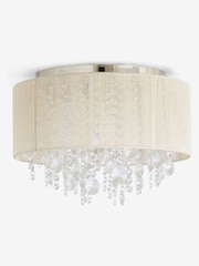 Champagne Gold Palazzo Flush Ceiling Light - Image 5 of 7