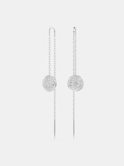 Swarovski Silver Tone Crystal Drop Earrings - Image 1 of 7