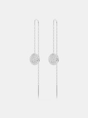 Swarovski Silver Tone Crystal Drop Earrings - Image 4 of 7