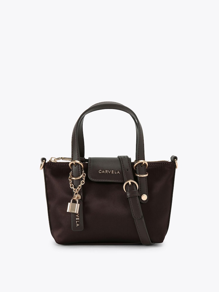 Carvela Brown Marcela Crossbody Bag - Image 1 of 4 Carvela Brown Marcela Crossbody Bag - Image 1 of 4