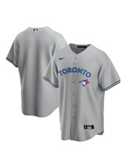 Nike Grey Toronto Grey Jays Official Replica Road Jersey Youth - Image 1 of 3