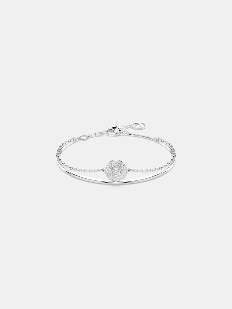 Swarovski Silver Tone Crystal Bangles - Image 1 of 7