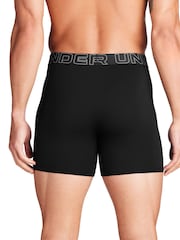 Under Armour Black 100% Cotton Performance Boxers 3 Pack - Image 2 of 4