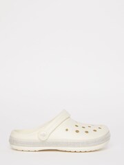 Lipsy White Slip On Glitter Clog Sandals - Image 3 of 5