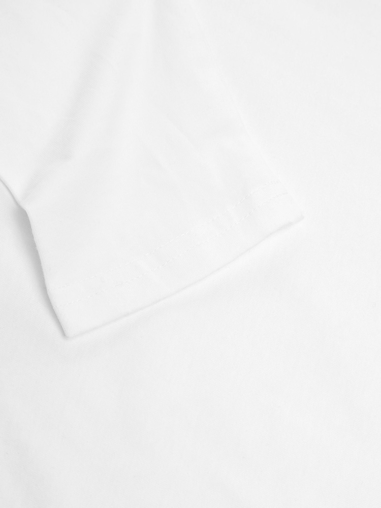 White/ Black/ Grey/ Navy Blue Long Sleeve Layering T-Shirts 5 Pack - Image 11 of 11 White/ Black/ Grey/ Navy Blue Long Sleeve Layering T-Shirts 5 Pack - Image 11 of 11