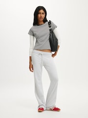Gri - Pantaloni de trening Cotton On cu talie joasă - Imaginea 3 din 5