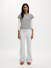 Gri - Pantaloni de trening Cotton On cu talie joasă - Imaginea 5 din 5